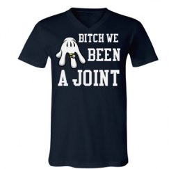 Unisex V-Neck Jersey Tee