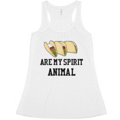 Ladies Flowy Racerback Tank