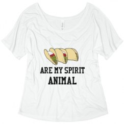 Ladies Flowy Slouchy Tee