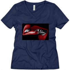 Ladies Relaxed Fit V-Neck Tee