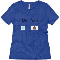 Ladies Relaxed Fit V-Neck Tee