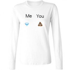 Ladies Relaxed Fit Basic Long Sleeve Tee