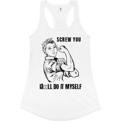 Ladies Slim Fit Racerback Tank Top