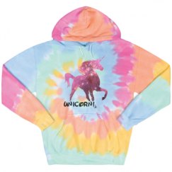 Unisex Tie-Dye Fleece Hoodie