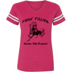 Ladies Relaxed Fit Vintage Sports Tee