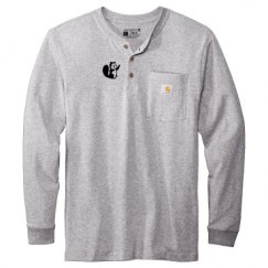Unisex Carhartt Long Sleeve Henley Tee 