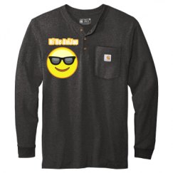 Unisex Carhartt Long Sleeve Henley Tee 