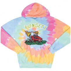 Unisex Tie-Dye Fleece Hoodie