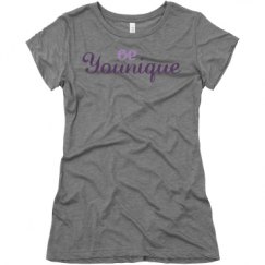Ladies Slim Fit Super Soft Triblend Tee
