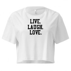 Ladies Festival Cali Crop Top Tee