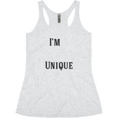 Ladies Slim Fit Super Soft Racerback Triblend Tank