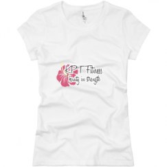 Ladies Slim Fit Basic Promo Jersey Tee