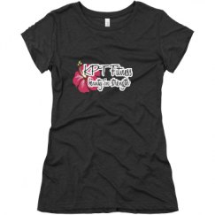 Ladies Slim Fit Super Soft Triblend Tee