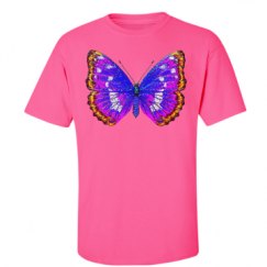 Unisex Ultra Cotton Safety Neon Crewneck Tee