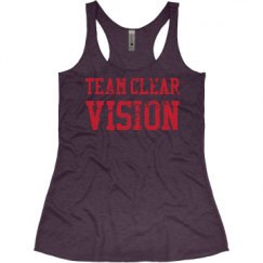 Ladies Slim Fit Super Soft Racerback Triblend Tank