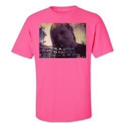 Unisex Ultra Cotton Safety Neon Crewneck Tee