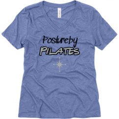 Ladies Relaxed Fit Super Soft Triblend V-Neck Tee