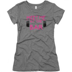 Ladies Slim Fit Super Soft Triblend Tee