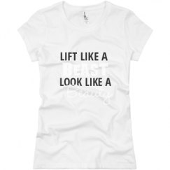 Ladies Slim Fit Basic Promo Jersey Tee