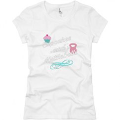 Ladies Slim Fit Basic Promo Jersey Tee