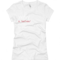 Ladies Slim Fit Basic Promo Jersey Tee