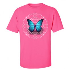 Unisex Ultra Cotton Safety Neon Crewneck Tee