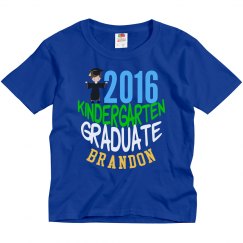 2016 Kindergarten Graduate Boy