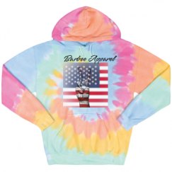 Unisex Tie-Dye Fleece Hoodie