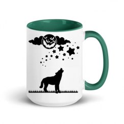 15oz Ceramic Mug with Color Inside