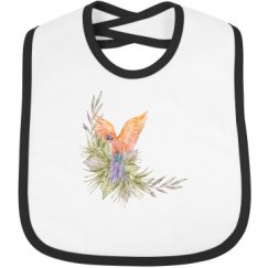 Infant Contrast Trim Bib