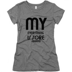 Ladies Slim Fit Super Soft Triblend Tee