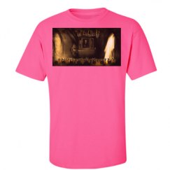 Unisex Ultra Cotton Safety Neon Crewneck Tee