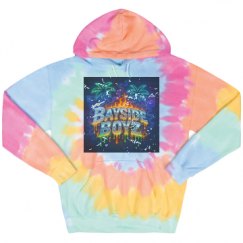 Unisex Tie-Dye Fleece Hoodie