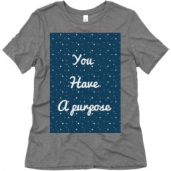 Ladies Relaxed Fit Super Soft Triblend Tee