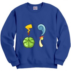 Unisex Film and Foil Crewneck Sweatshirt