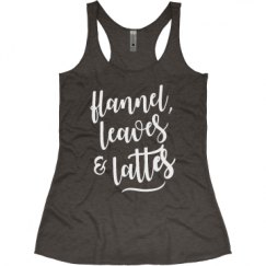 Ladies Slim Fit Super Soft Racerback Triblend Tank