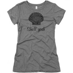 Ladies Slim Fit Super Soft Triblend Tee