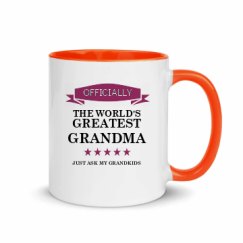 11oz Ceramic Mug with Color Inside