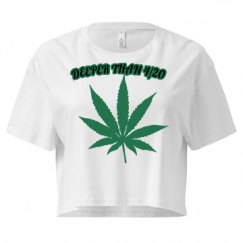 Ladies Festival Cali Crop Top Tee