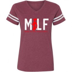Ladies Relaxed Fit Vintage Sports Tee