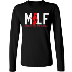 Ladies Relaxed Fit Basic Long Sleeve Tee