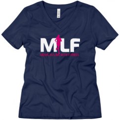 Ladies Relaxed Fit V-Neck Tee