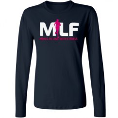 Ladies Relaxed Fit Basic Long Sleeve Tee