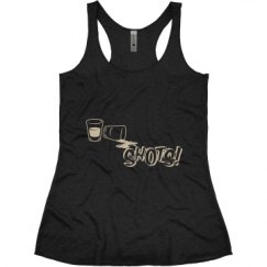 Ladies Slim Fit Super Soft Racerback Triblend Tank