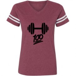 Ladies Relaxed Fit Vintage Sports Tee