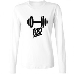 Ladies Relaxed Fit Basic Long Sleeve Tee