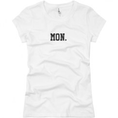 Ladies Slim Fit Basic Promo Jersey Tee
