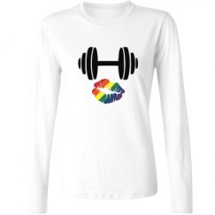 Ladies Relaxed Fit Basic Long Sleeve Tee