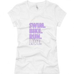 Ladies Slim Fit Basic Promo Jersey Tee