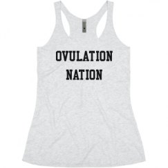 Ladies Slim Fit Super Soft Racerback Triblend Tank